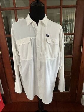 Patagonia Mens XL Long Sleeve Fishing Camping Shirt